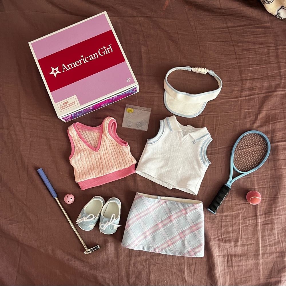 American Girl Doll Retired 2008 Tennis and Golf set